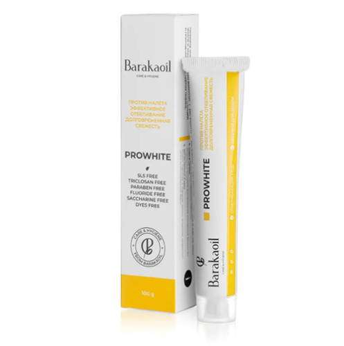 Зубная паста "Про Вайт отбеливающая" (ProWhite) 100 г, BarakaOil
